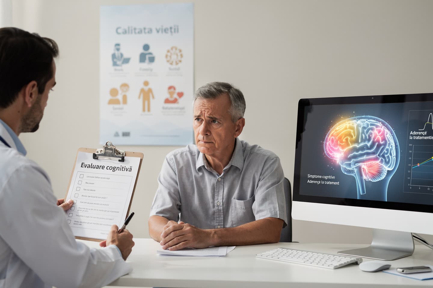 Povara invizibilă a simptomelor cognitive în practica clinică