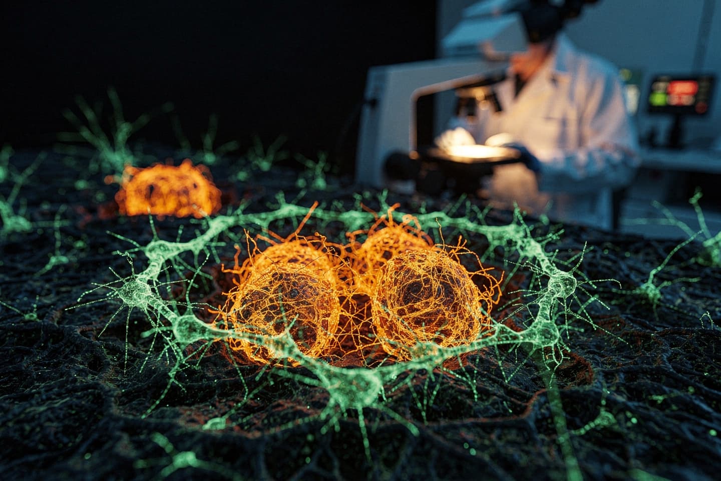 Microglia și punctul critic amiloid-tau: ce decide dacă facem demență