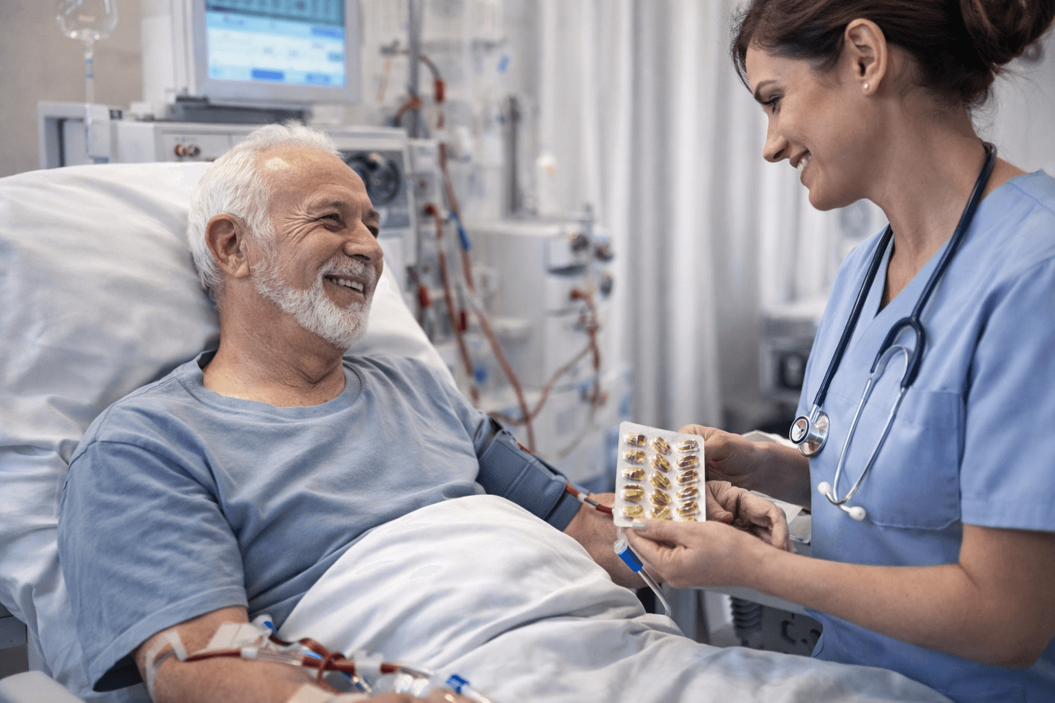 Suplimentele de omega-3 reduc cu 43% riscul cardiovascular la pacienții dializați