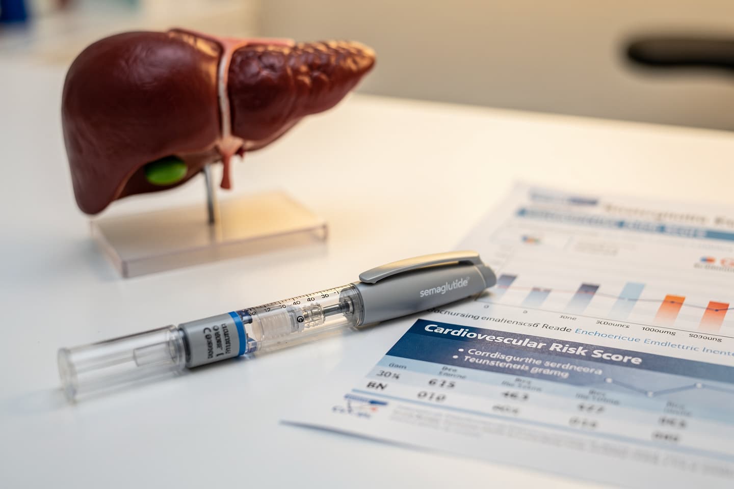 Semaglutida reduce fibroza hepatică și riscul cardiovascular la pacienții cu risc crescut