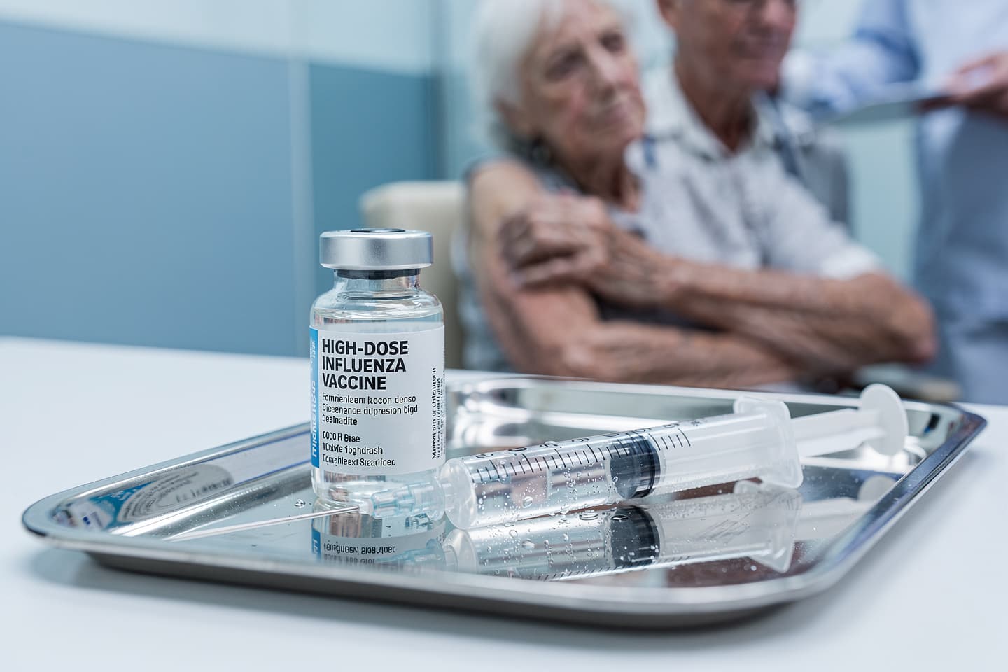 Vaccinul antigripal în doză mare reduce spitalizările la vârstnici