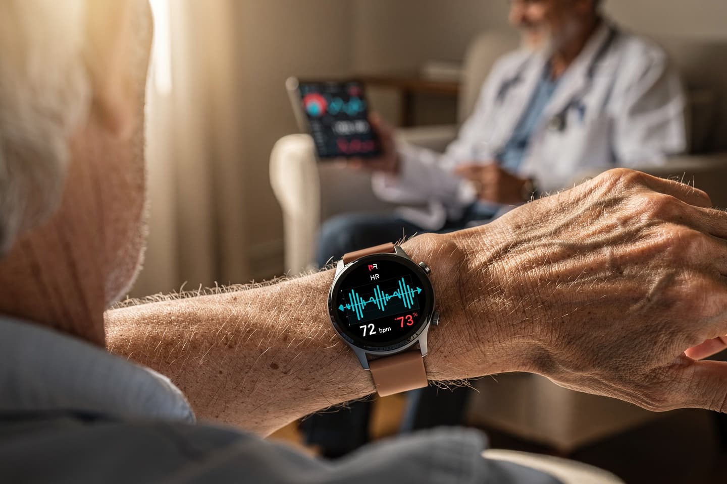 Monitorizarea insuficienței cardiace de acasă, prin smartwatch