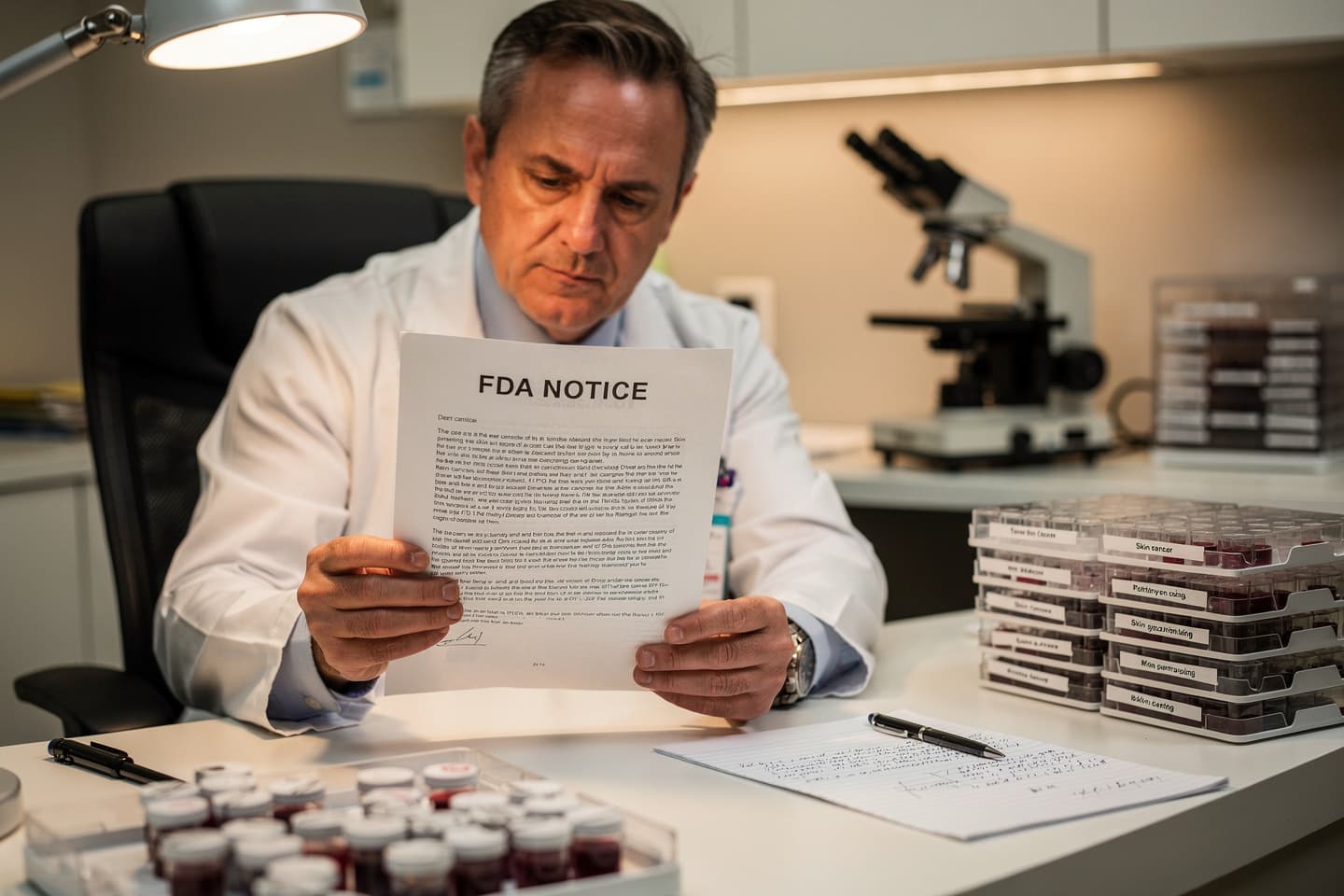 Medicament pentru cancer de piele, respins din nou de FDA după un dosar controversat