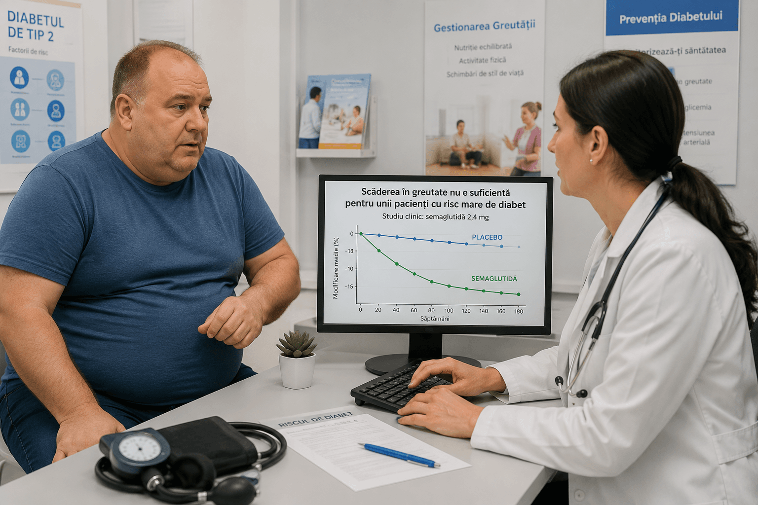 Pierderea în greutate nu previne diabetul la toți pacienții cu risc crescut